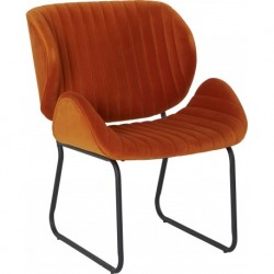 Fauteuil LUVANA Orange Brulé