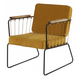 Fauteuil MENDRA Moutarde