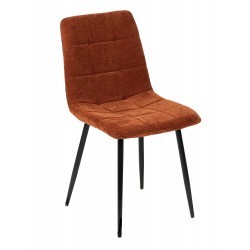 Chaise MANTA Tissu Cognac